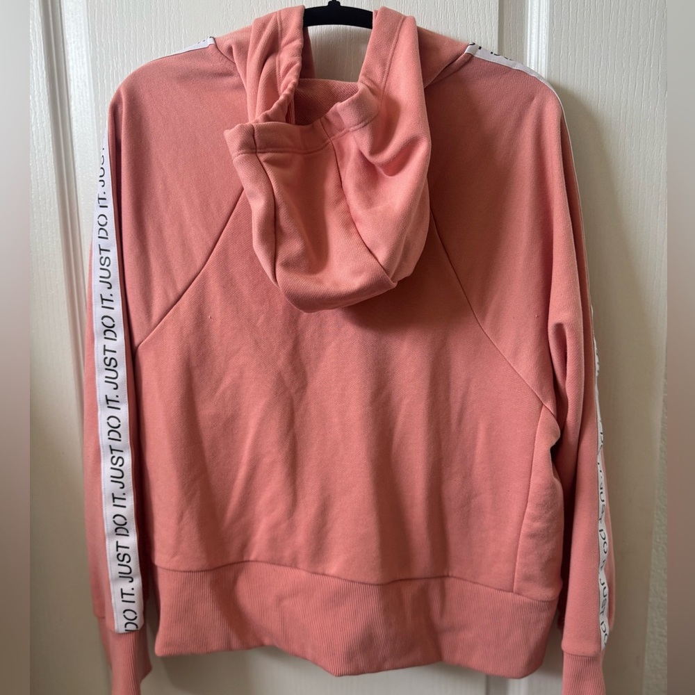 Nike Women's Coral Hoodie with Logo Tape